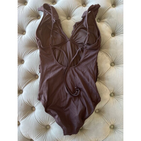 Gap womens Ruffle Tummy Control one Piece Swimsuit Small - Picture 4 of 7